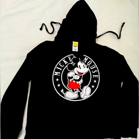 Disney Girls Sweat Shirt Juniors 7/9 Color Black & Red - Picture 1 of 7